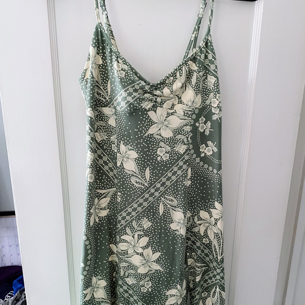 Urban outfitters green floral dress.